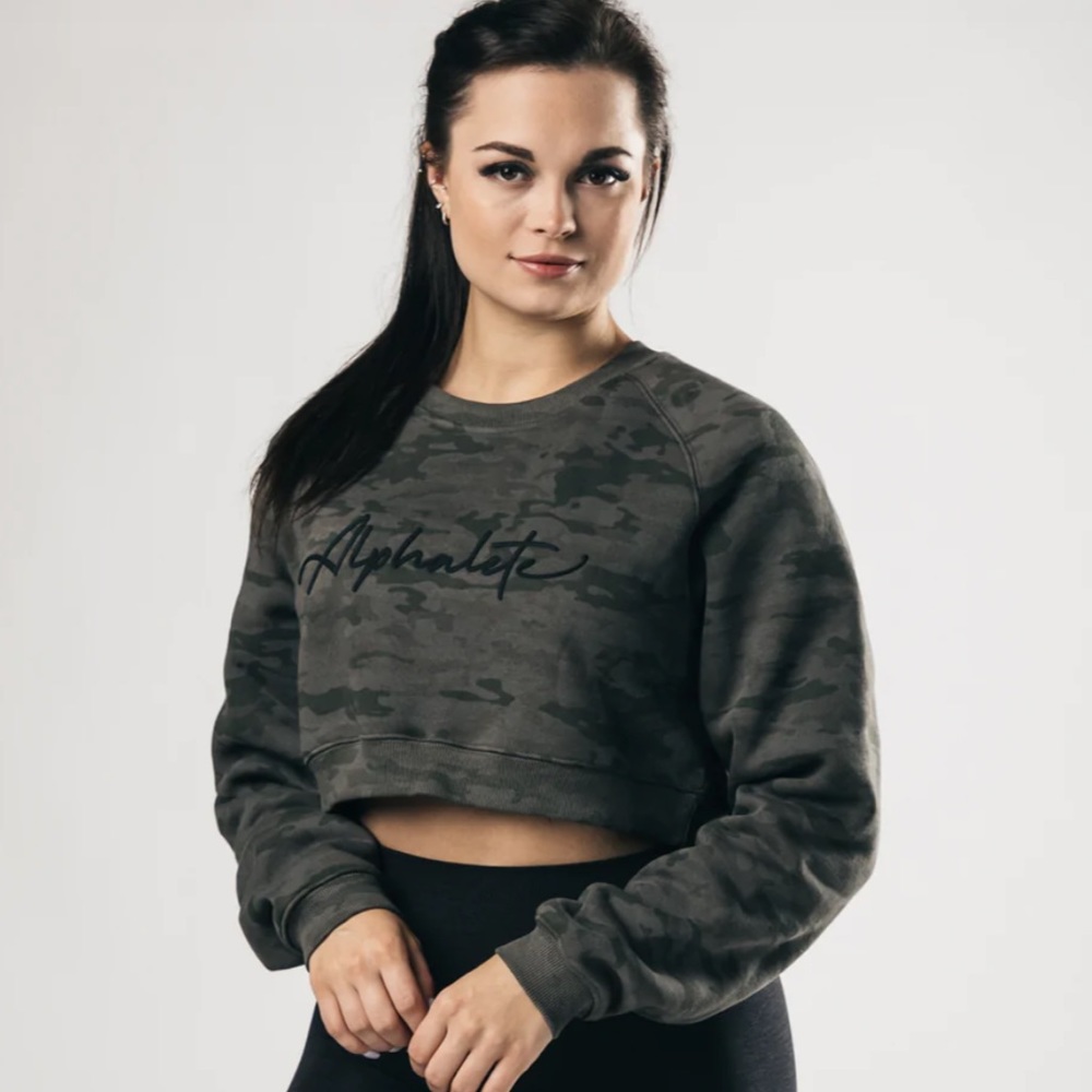 NWT Alphalete signature crew fleece sweater
